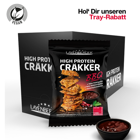 HIGH PROTEIN CRÄKKER BBQ 8er Karton