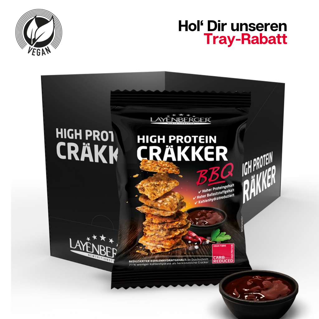 HIGH PROTEIN CRÄKKER BBQ 8er Karton