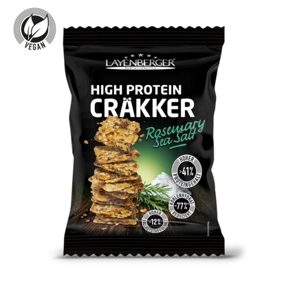 HIGH PROTEIN CRÄKKER Rosemary Sea Salt 8er Karton