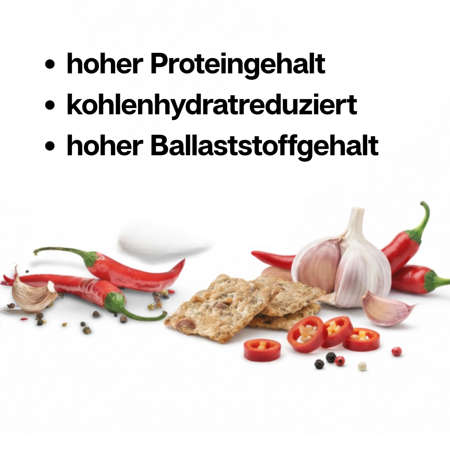 HIGH PROTEIN CRÄKKER Spicy 8er Karton