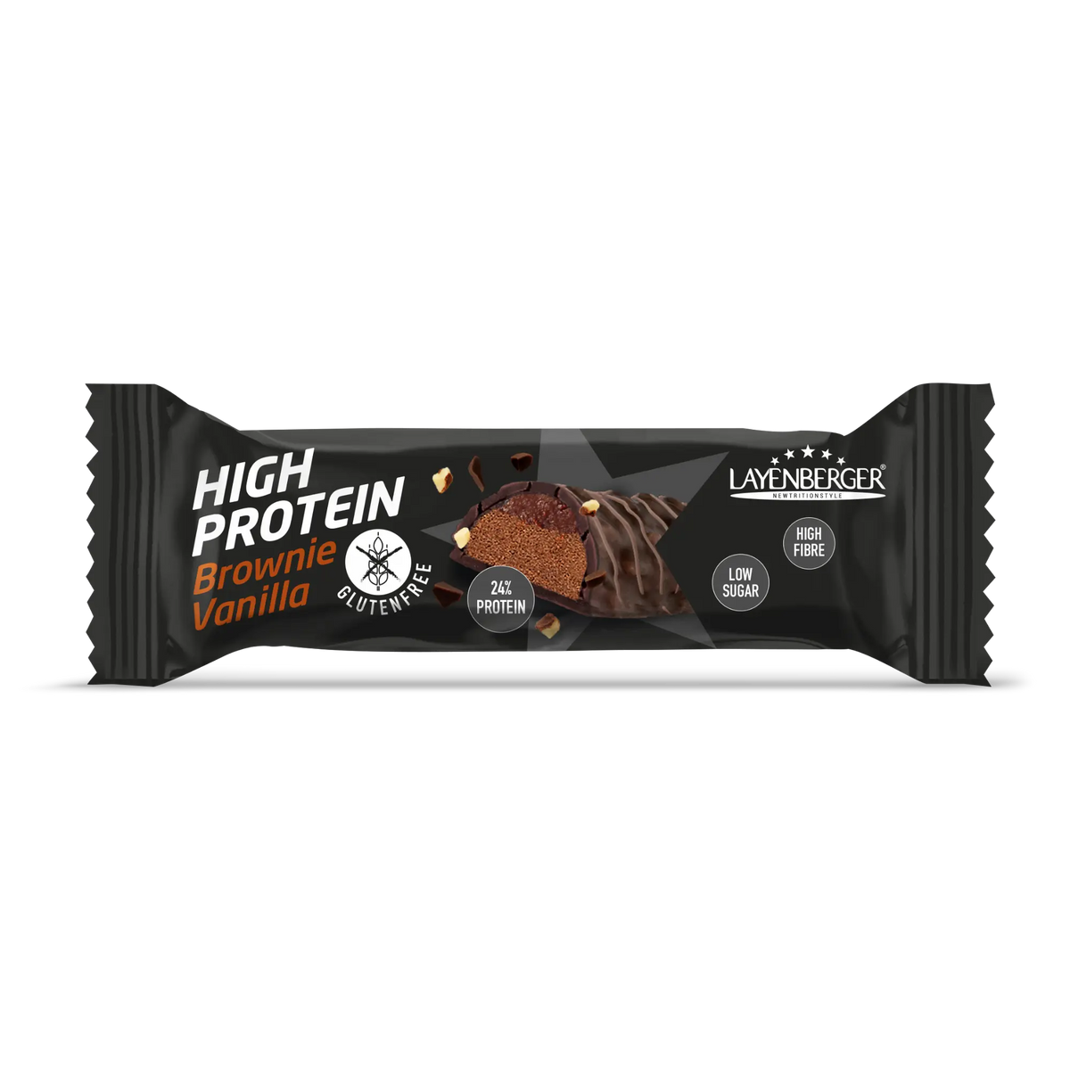 HIGH PROTEIN BAR GLUTENFREE Brownie Vanilla