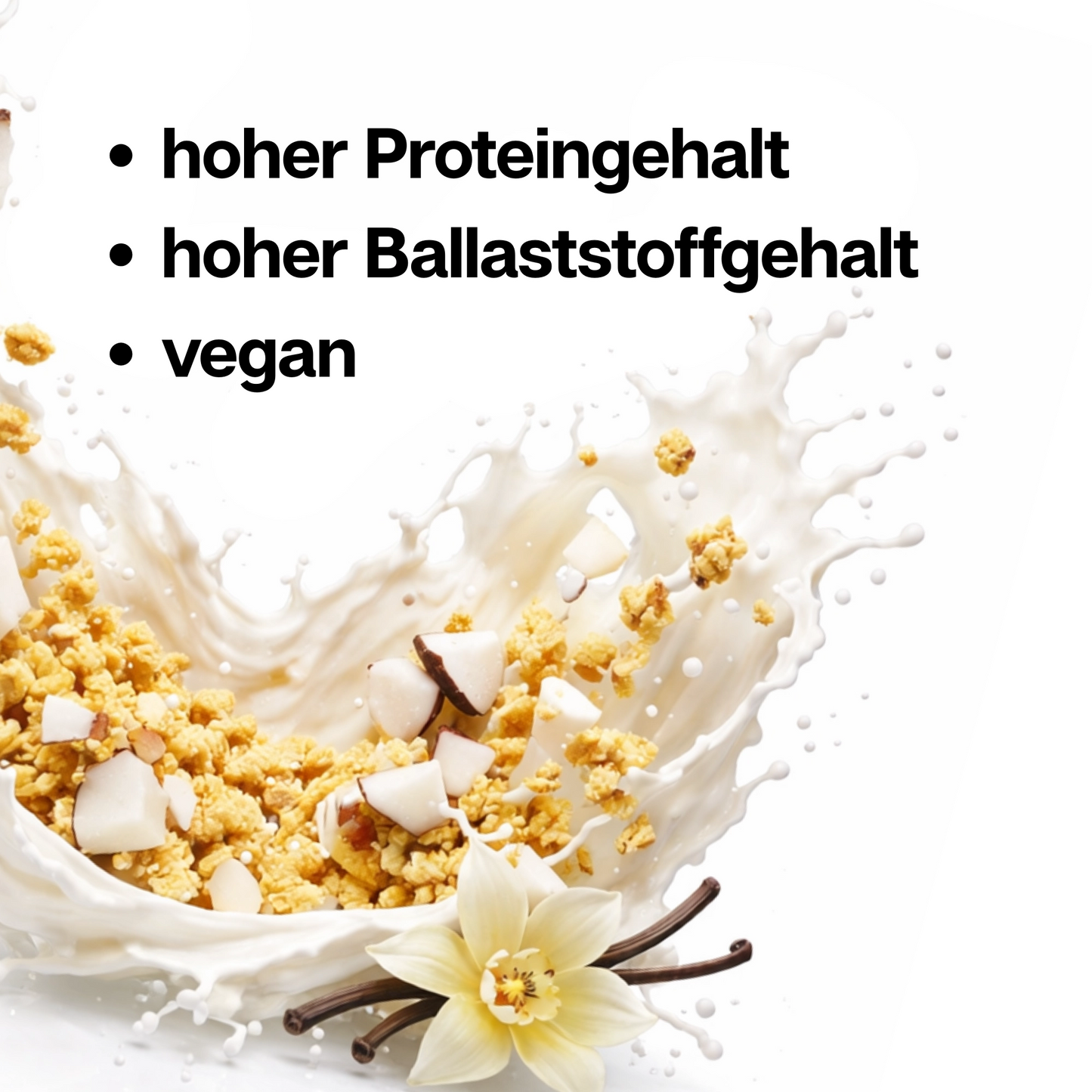 HIGH PROTEIN CRUNCHY MÜSLI Kokos-Vanille