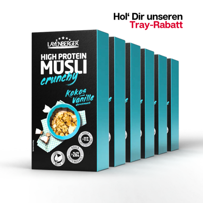 HIGH PROTEIN CRUNCHY MÜSLI Kokos-Vanille
