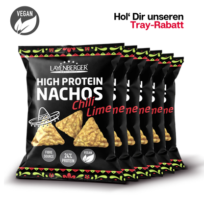 HIGH PROTEIN NACHOS Chili Lime 6er Karton