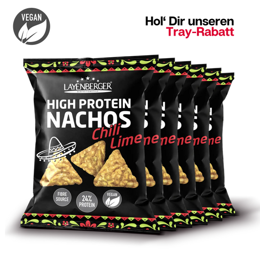 HIGH PROTEIN NACHOS Chili Lime 6er Karton