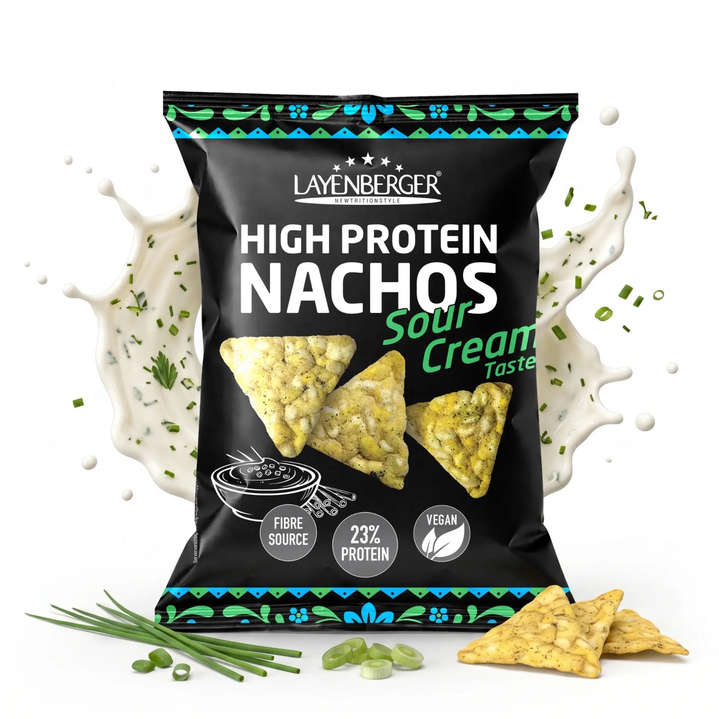HIGH PROTEIN NACHOS Sour Cream 6er Karton