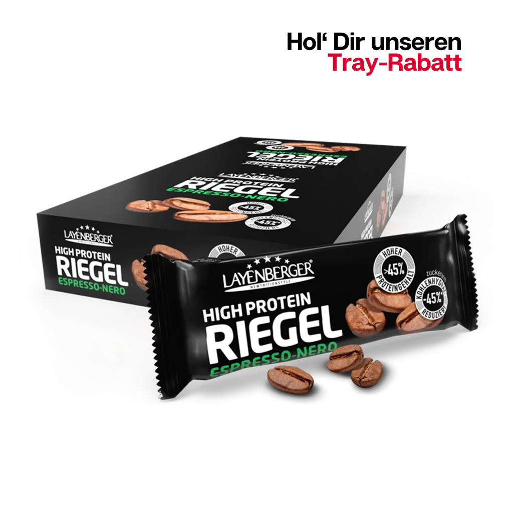 HIGH PROTEIN RIEGEL Espresso-Nero 18er Karton