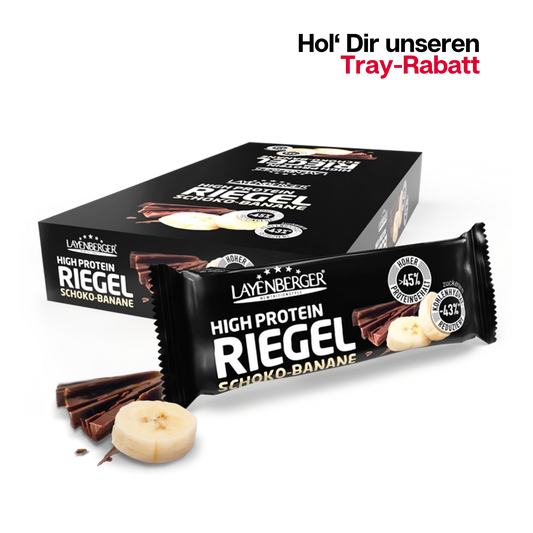 HIGH PROTEIN RIEGEL Schoko-Banane 18er Karton