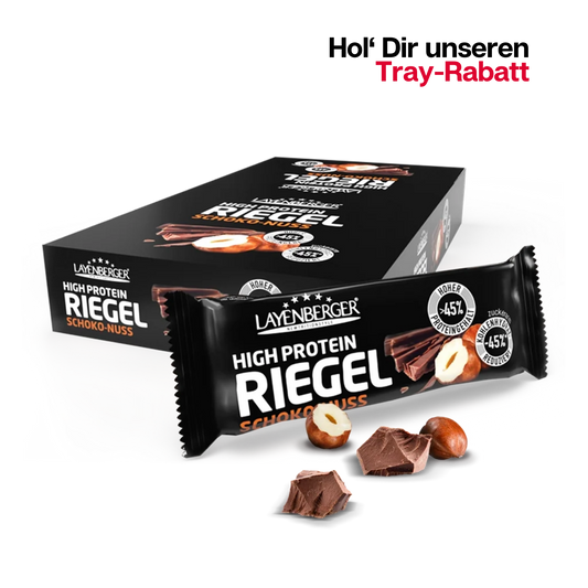 HIGH PROTEIN RIEGEL Schoko-Nuss 18er Karton