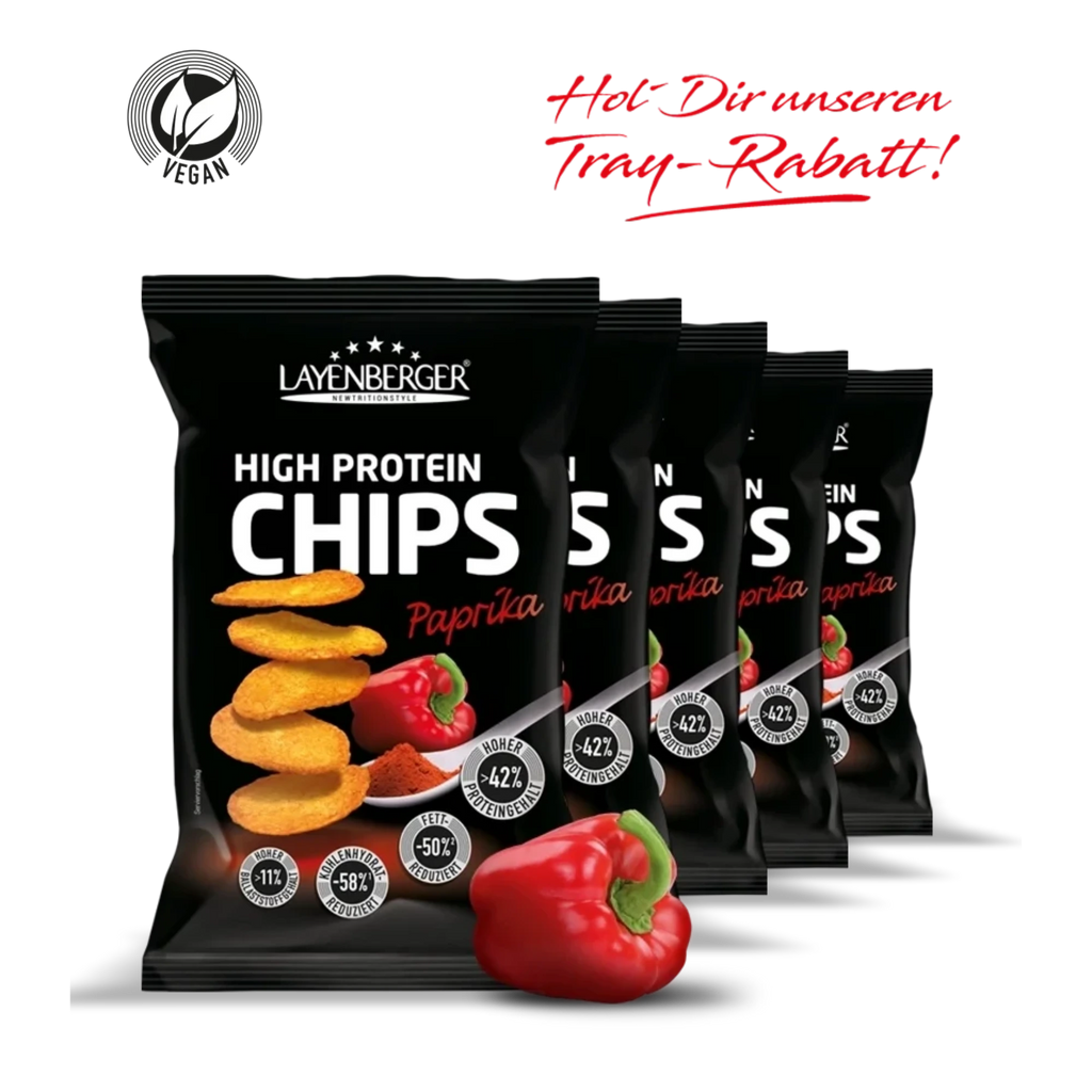 HIGH PROTEIN CHIPS peppers box of 5