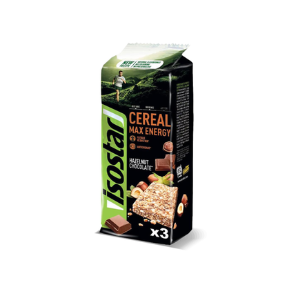 Isostar Cereal Max Energy Hazelnut Chocolate Flavour 3x55g