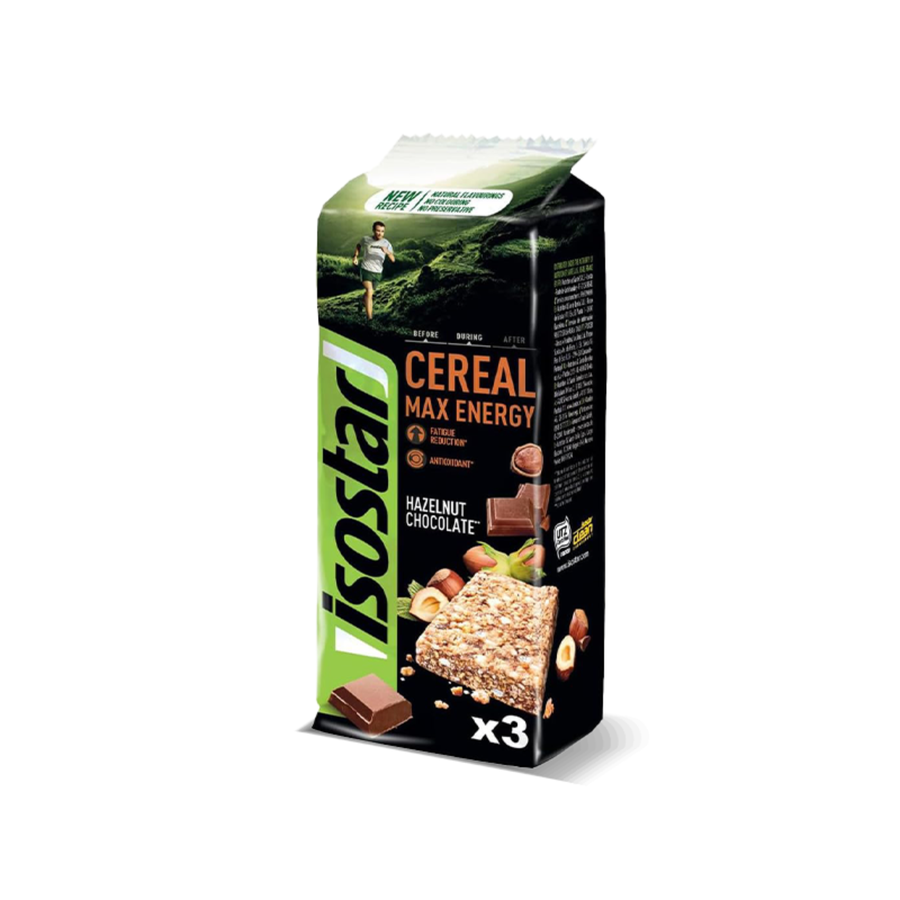 Isostar Cereal Max Energy Hazelnut Chocolate Flavour 3x55g