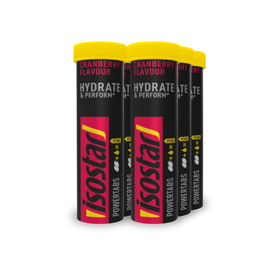 Isostar Powertabs Hydrate &amp; Perform Cranberry box of 6