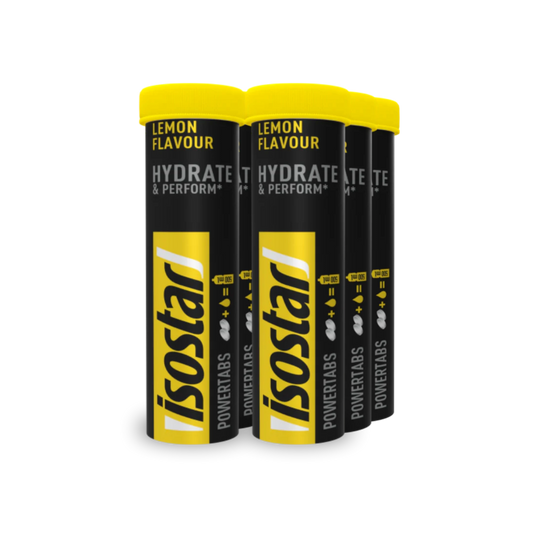 Isostar Powertabs Hydrate &amp; Perform Lemon box of 6