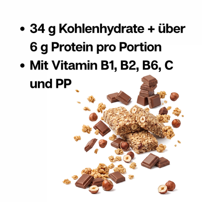 Isostar Cereal Max Energy Hazelnut Chocolate Flavour 3x55g