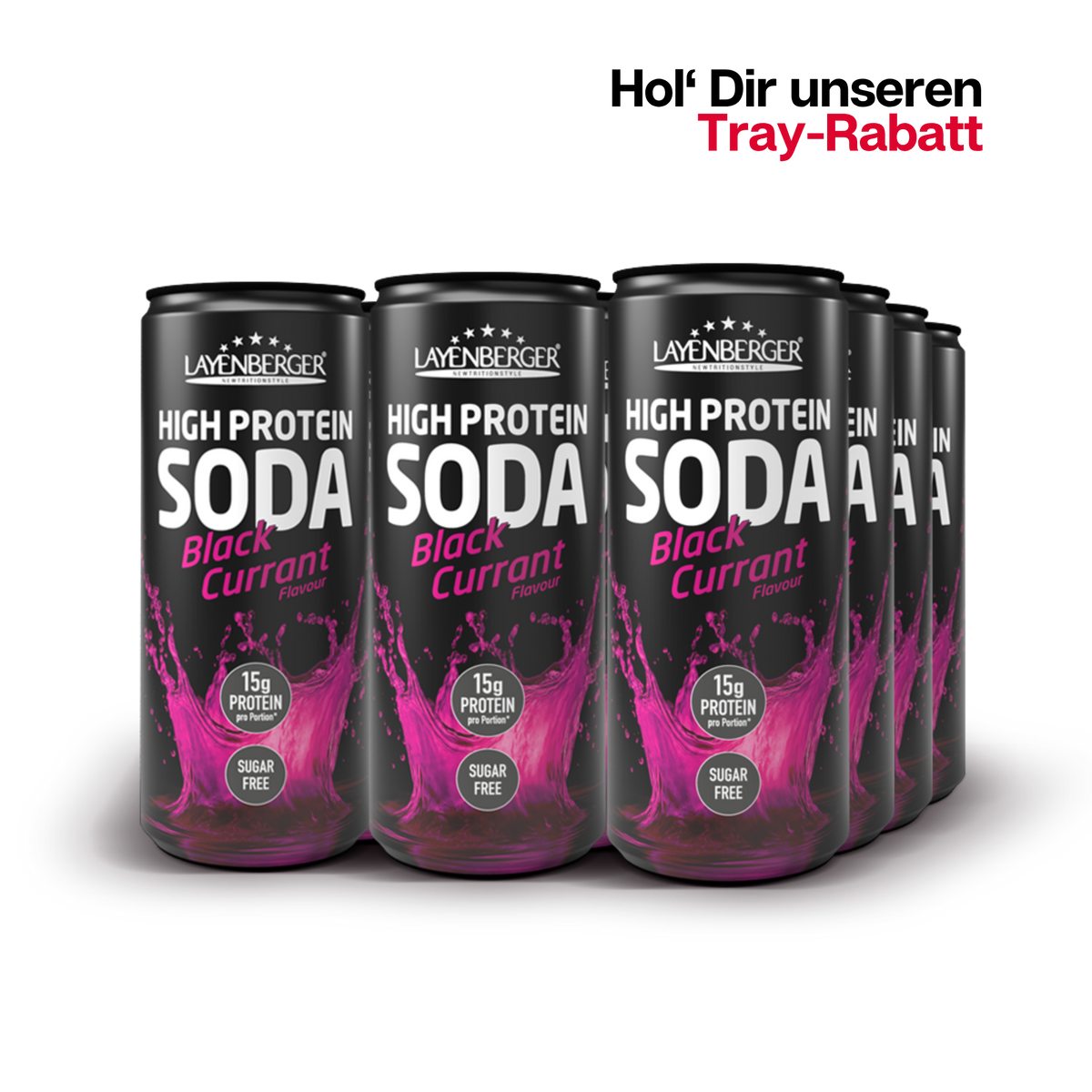 HIGH PROTEIN SODA Black-Currant