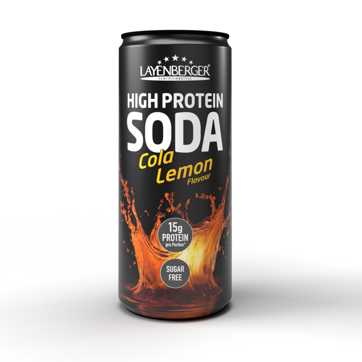 HIGH PROTEIN SODA Cola-Lemon