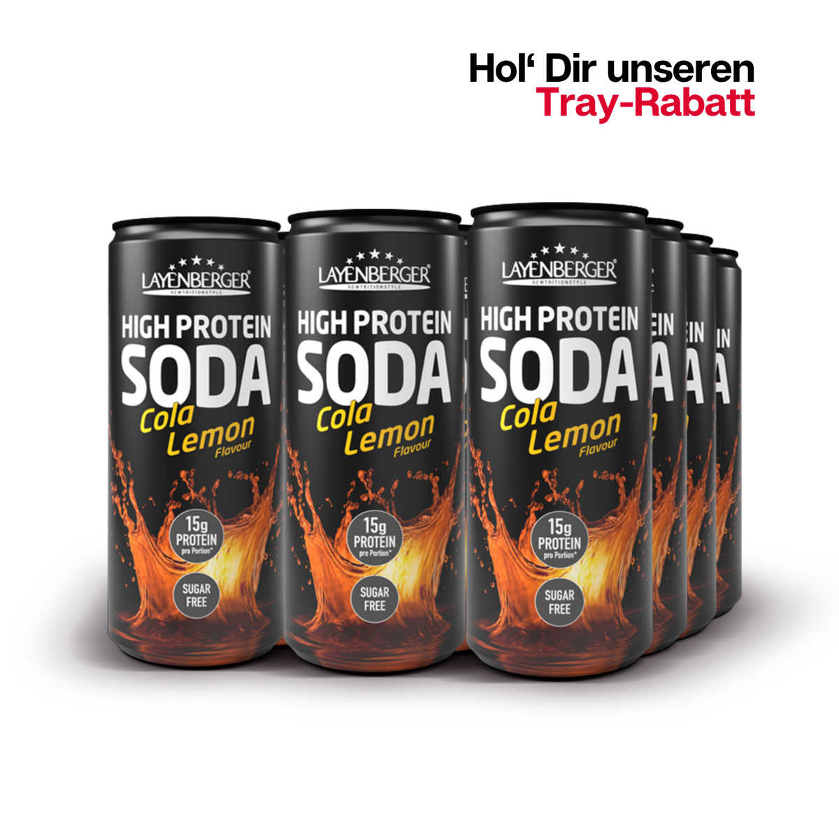 HIGH PROTEIN SODA Cola-Lemon