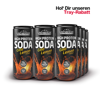 HIGH PROTEIN SODA Cola-Lemon