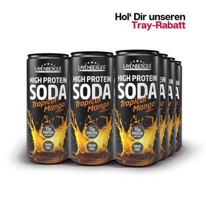 HIGH PROTEIN SODA Tropical-Mango
