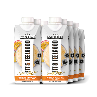 SLIM SHAKE READY-TO-FIX Peach-Passionfruit box of 8