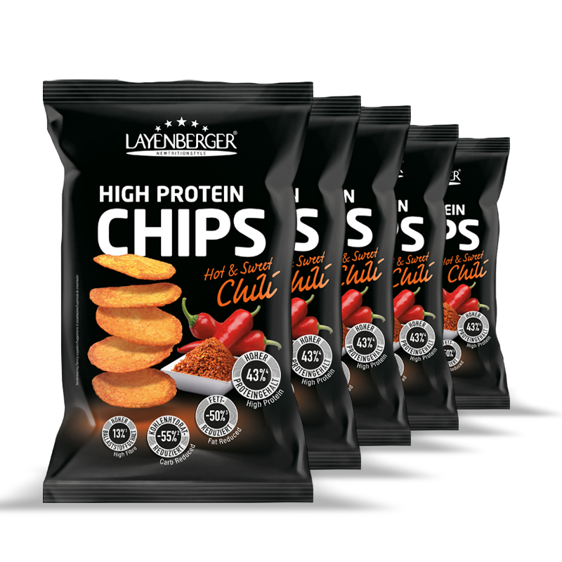 HIGH PROTEIN CHIPS Hot & Sweet Chili