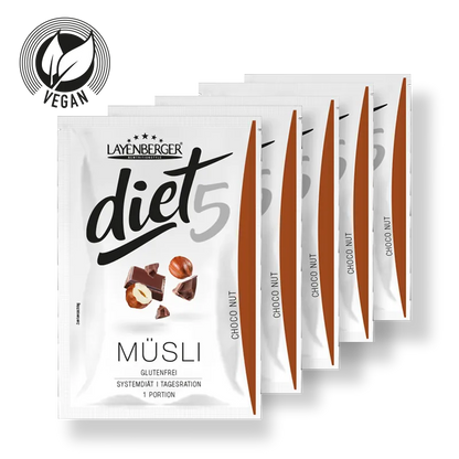 DIET5 MÜSLI 5er Tagesration Choco Nut - LAYENBERGER Nutrition Group GmbH