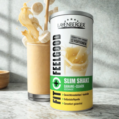 SLIM SHAKE POWDER Banane-Quark 6er Karton