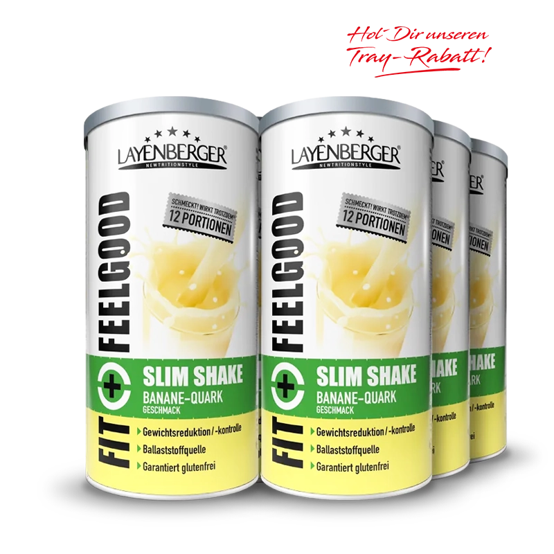 Fit&FeelGood Slim Shake Banane Quark Tray