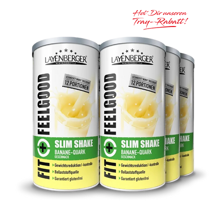 Fit&FeelGood Slim Shake Banane Quark Tray