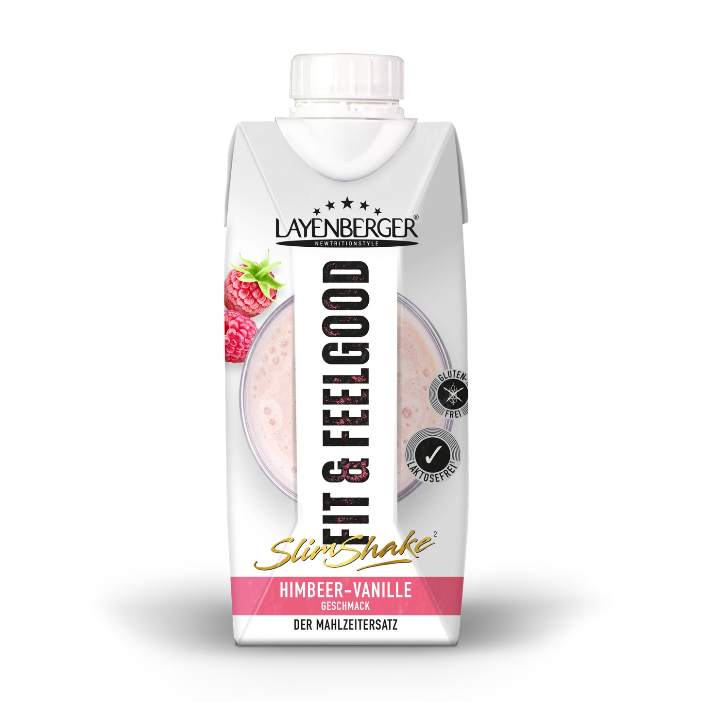 SLIM SHAKE FIXFERTIG Himbeer-Vanille 8er Karton