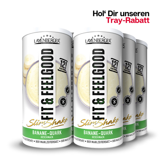 SLIM SHAKE POWDER Banane-Quark 6er Karton