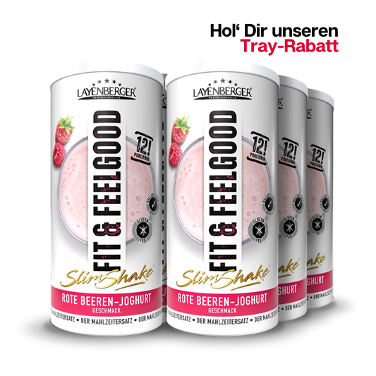 SLIM SHAKE POWDER Red berry yogurt box of 6