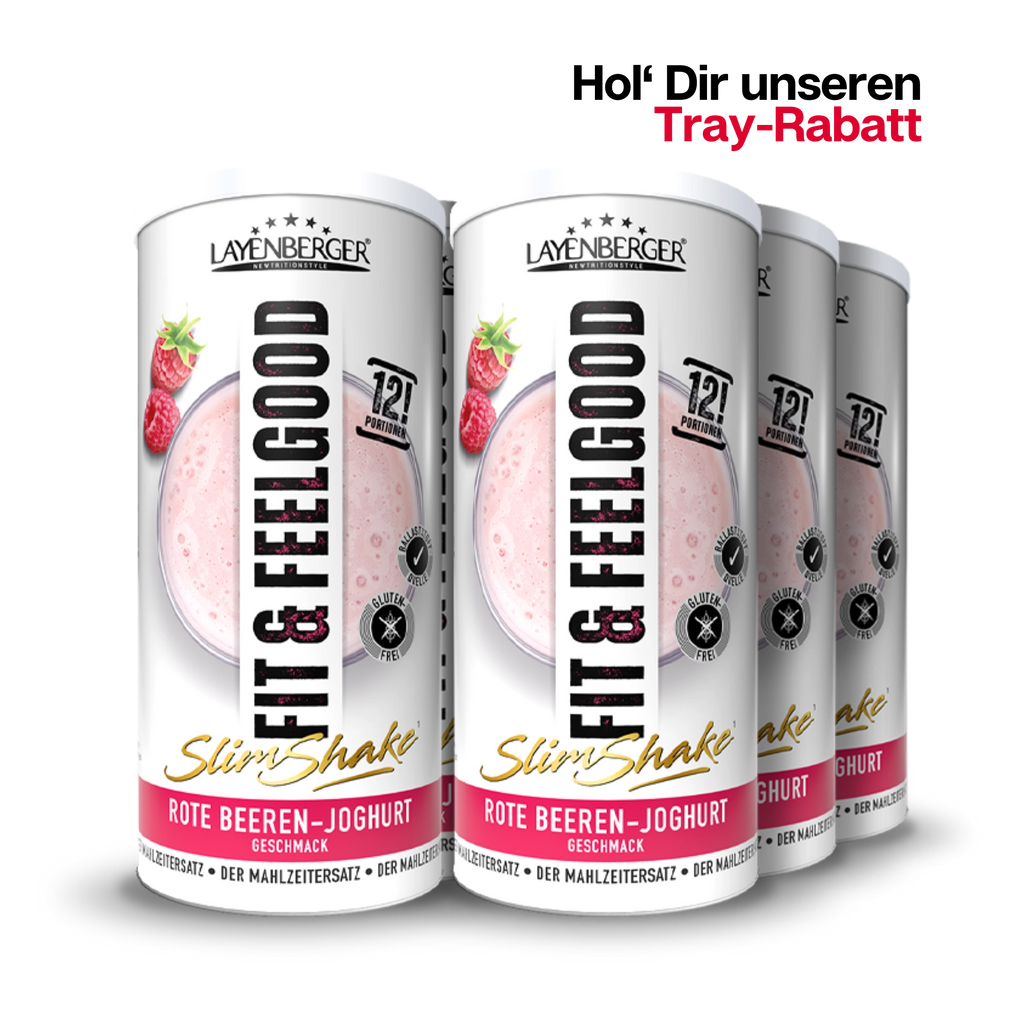 SLIM SHAKE POWDER Red berry yogurt box of 6