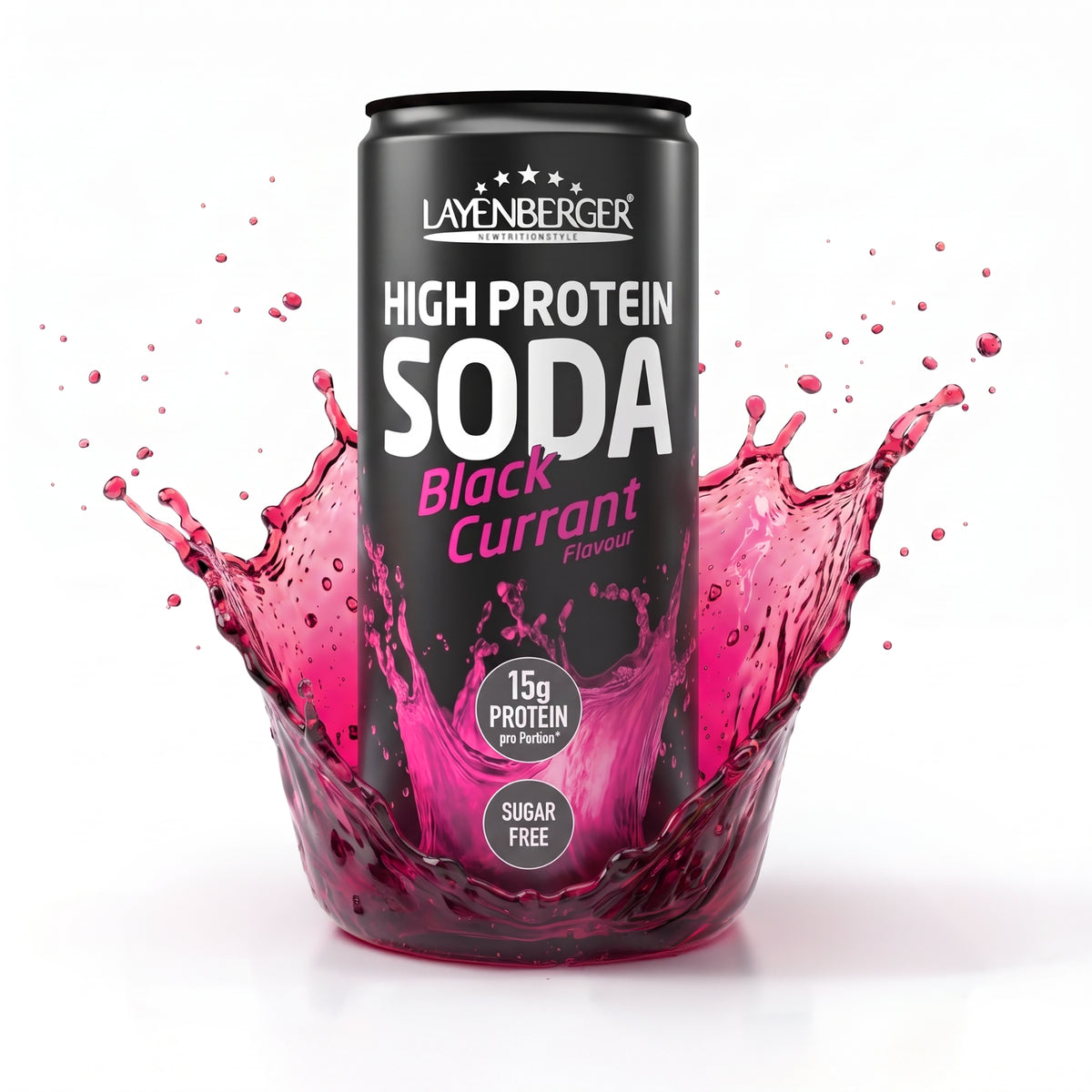 HIGH PROTEIN SODA Black-Currant