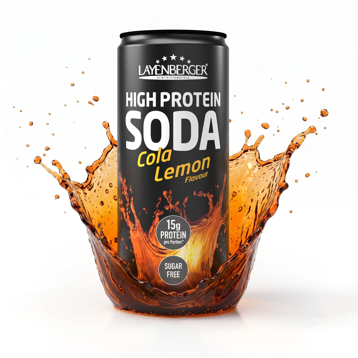 HIGH PROTEIN SODA Cola-Lemon