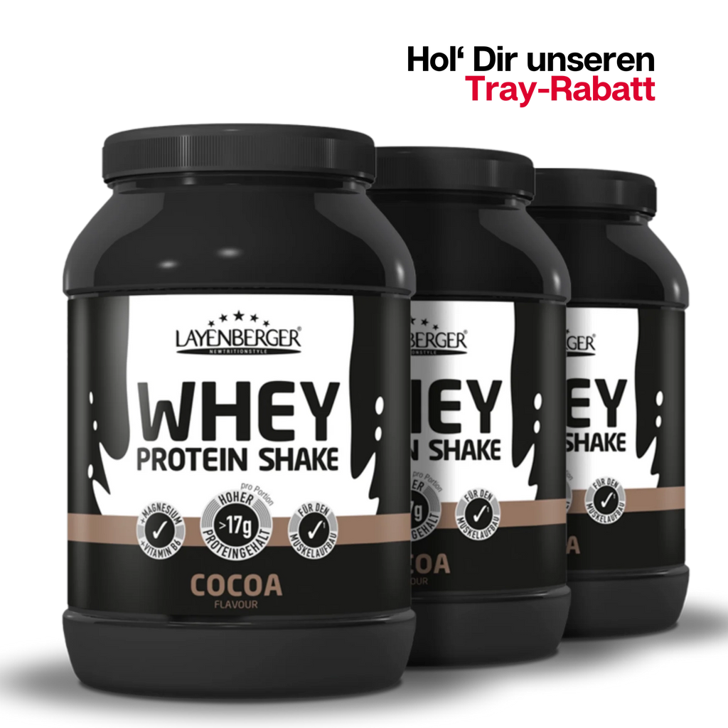 WHEY PROTEIN SHAKE Cocoa 750g 3er Karton