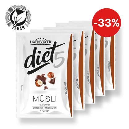 DIET5 MÜSLI 5er Tagesration Choco Nut