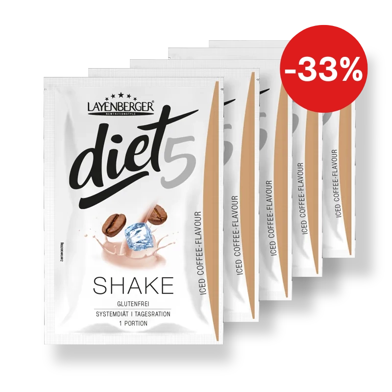 DIET5 SHAKE PULVER 5er Tagesration Iced Coffee