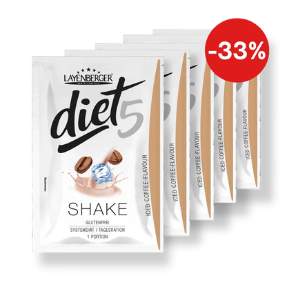 DIET5 SHAKE PULVER 5er Tagesration Iced Coffee