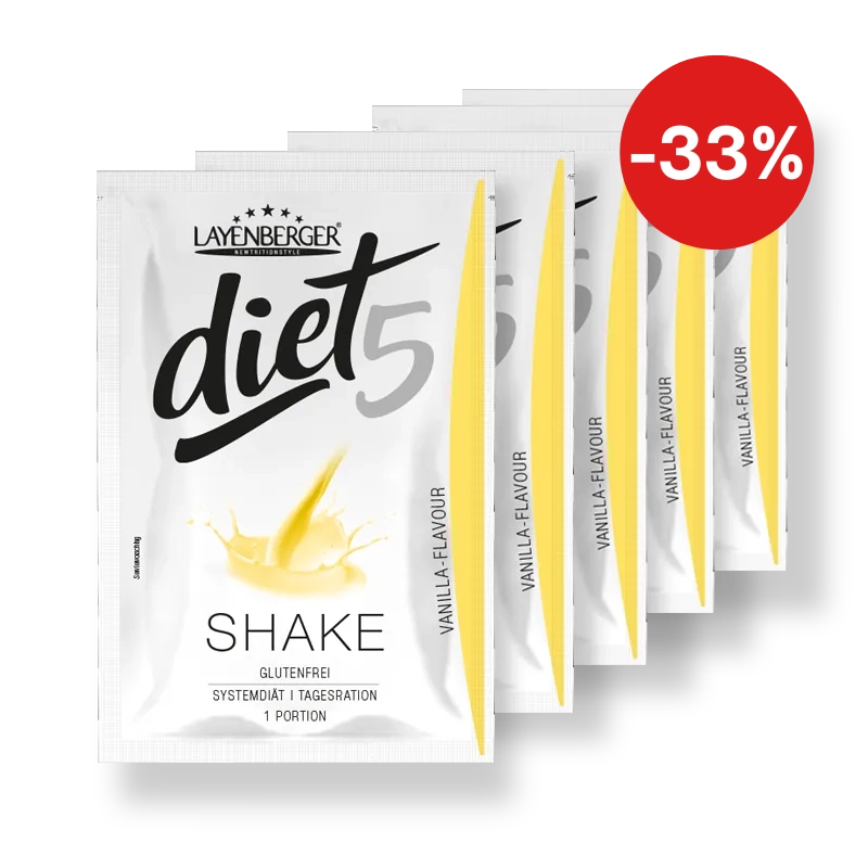 DIET5 SHAKE PULVER 5er Tagesration Vanilla