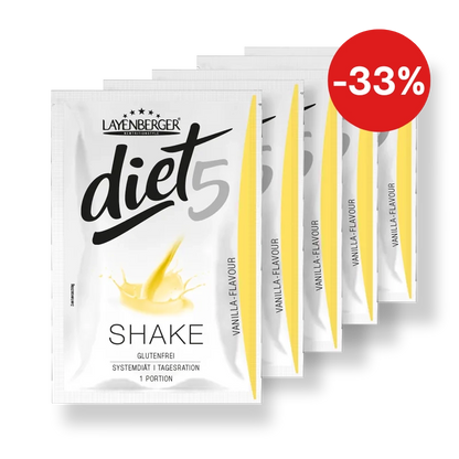 DIET5 SHAKE PULVER 5er Tagesration Vanilla