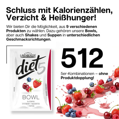 DIET5 BOWL Cherry Berry