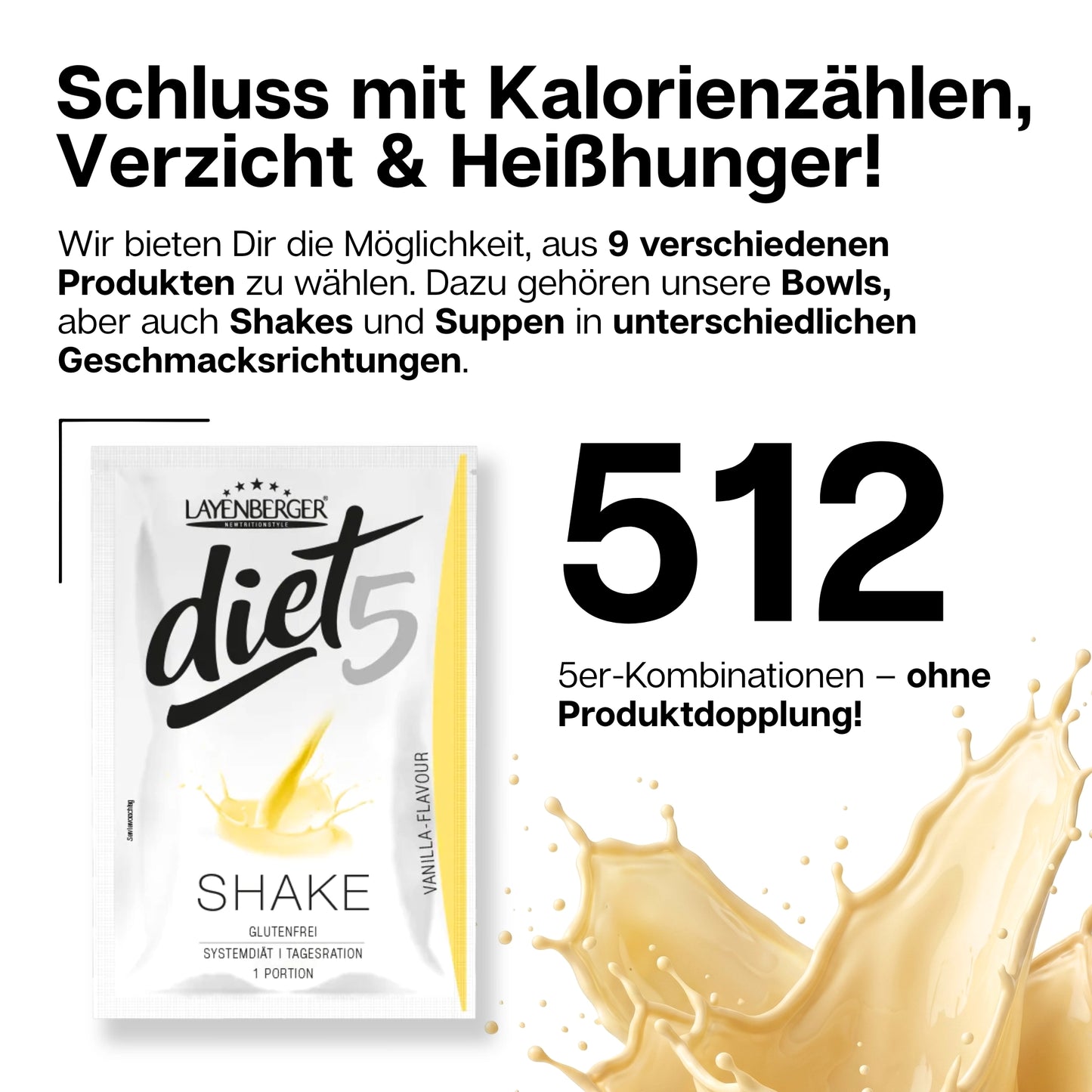 DIET5 SHAKE POWDER Vanilla