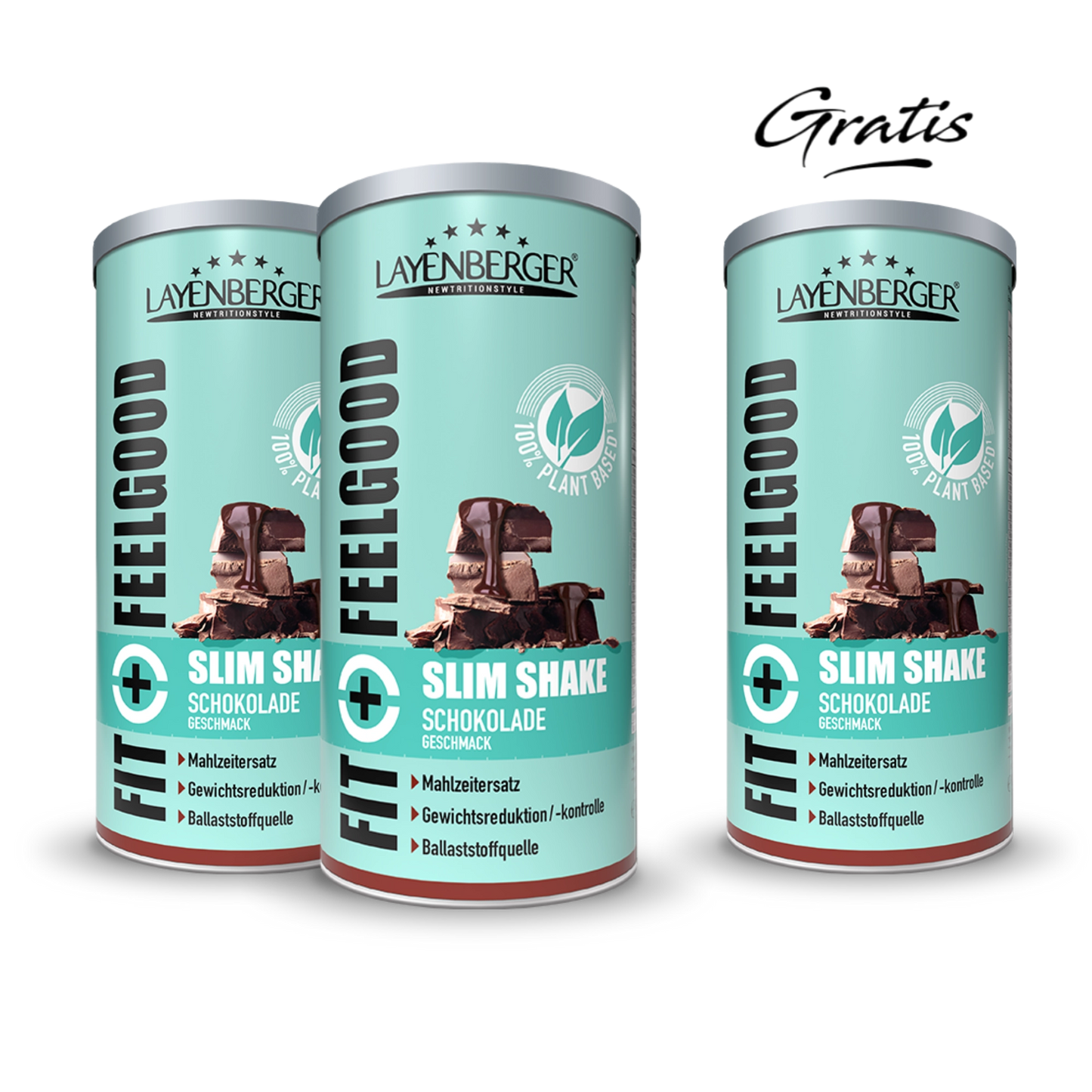 SLIM SHAKE POWDER PLANT BASED Chocolate