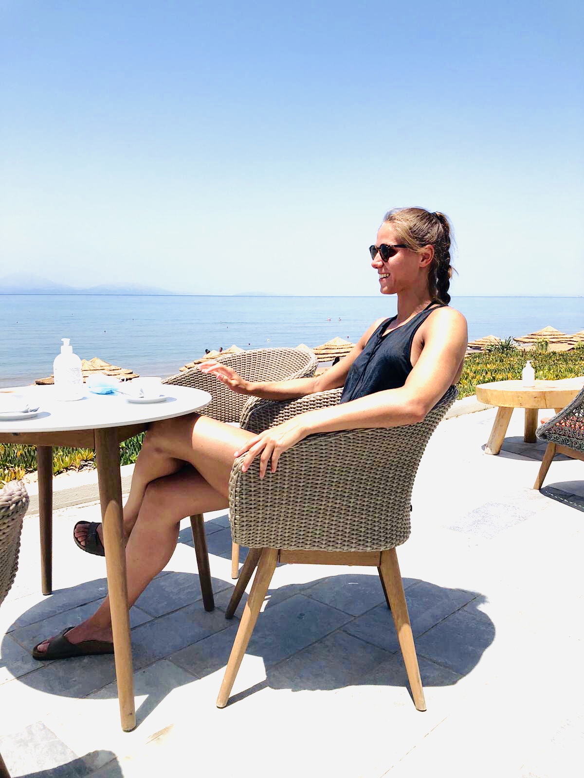 Urlaub beschränkt sich bei Xenia Smits auf zwei Wochen im Juni - aber Genießen kann sie auch ganz gut!
