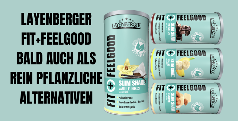 Layenberger Fit+Feelgood Shakes 100 Prozent pflanzlich
