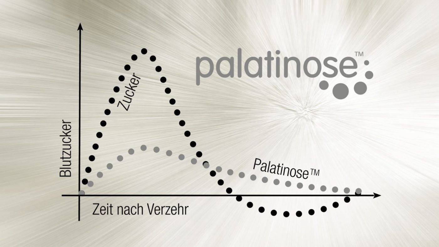 Grafik für das Layenberger Fitnesslexikon von A-Z: P wie Palatinose