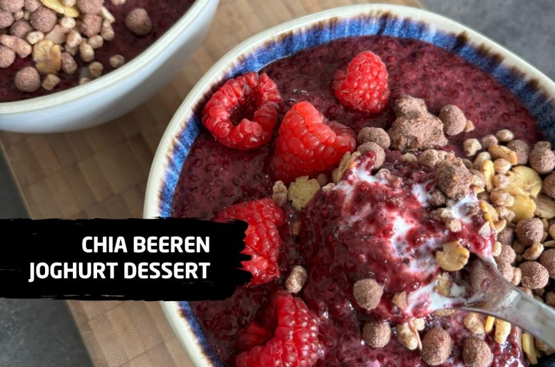 Chia Beeren Joghurt Dessert